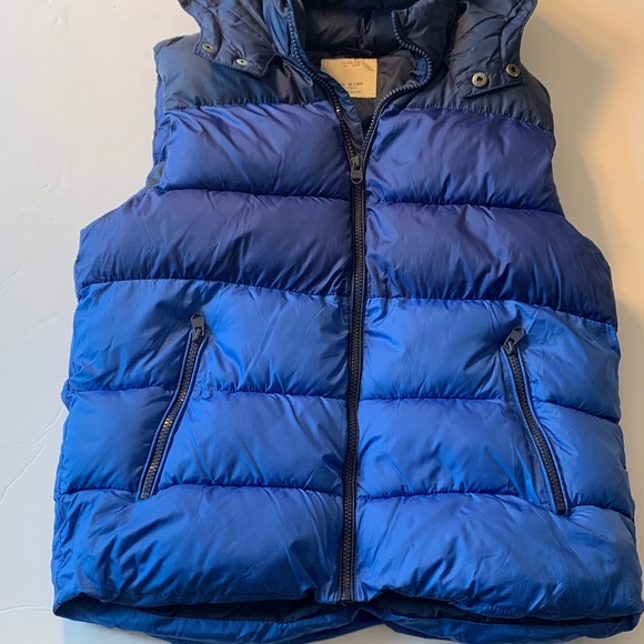 Zara Other - Zara Kids 13/14 blue gradient, Puffer Vest with hood